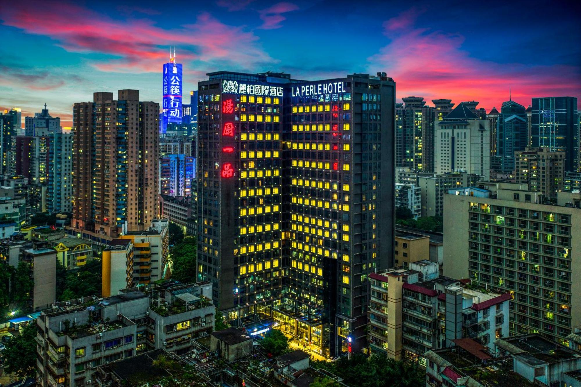 La Perle International Hotel - Free Shuttle Between Hotel And Exhibition Center During Canton Fair & Exhibitor Registration Counter Eksteriør bilde